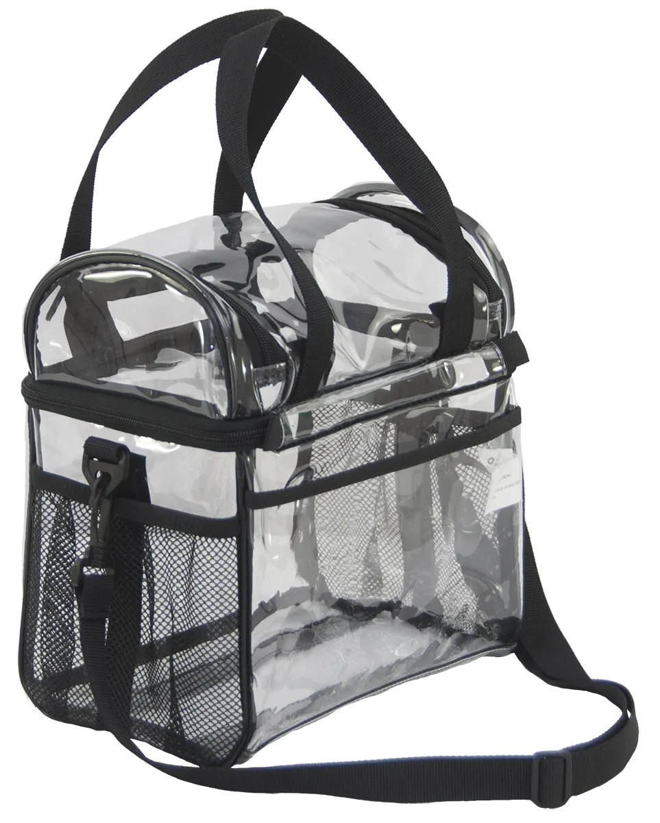 Amaro Double Compartments Clear Lunch Bag