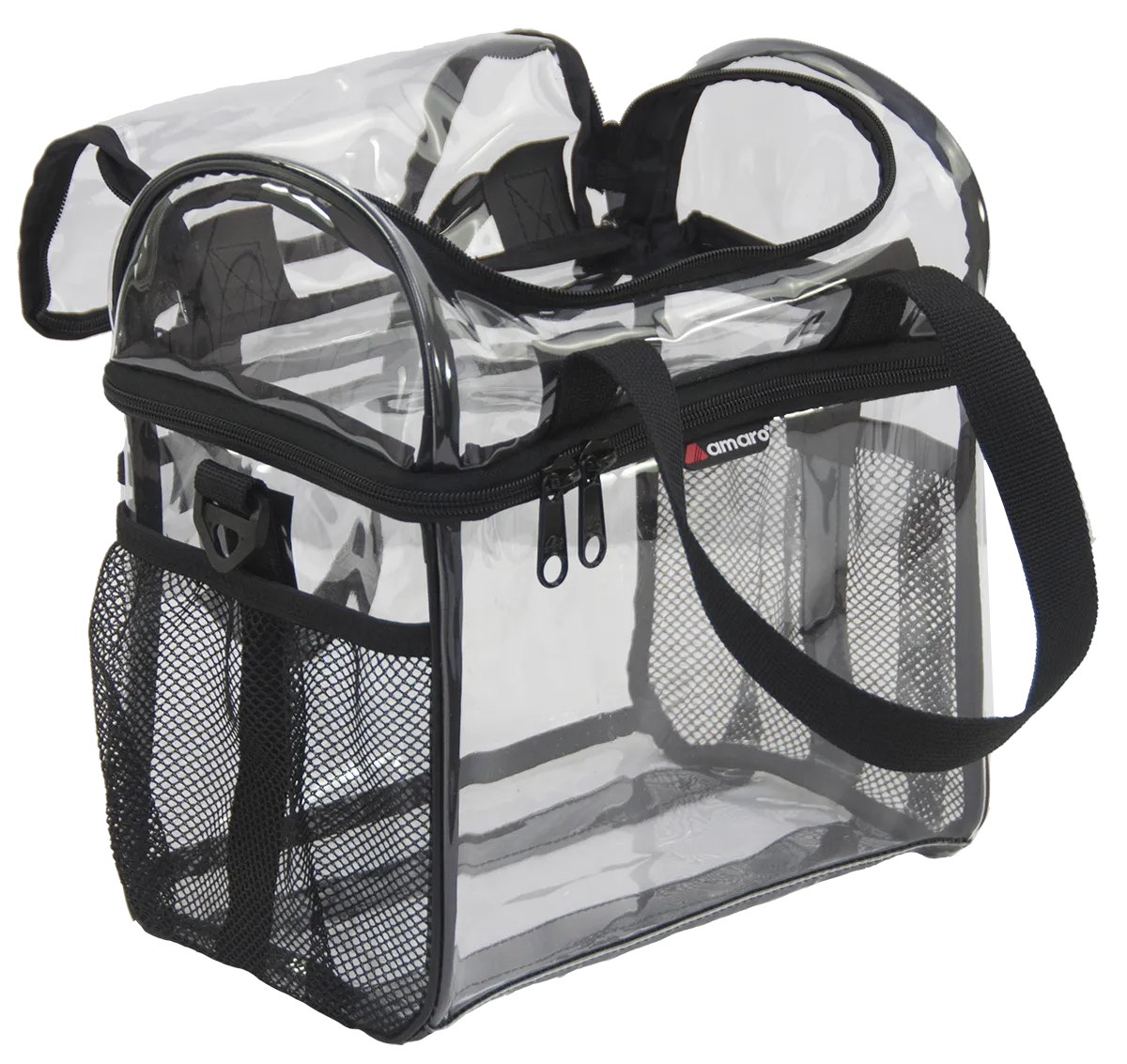 Amaro Double Compartments Clear Lunch Bag