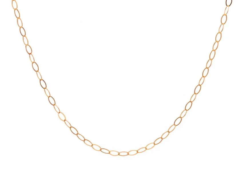 Elegant Almond Chain | Layering Queen
