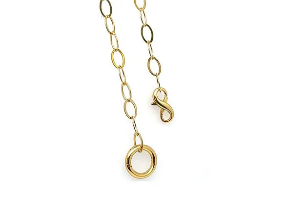 Elegant Almond Chain | Layering Queen