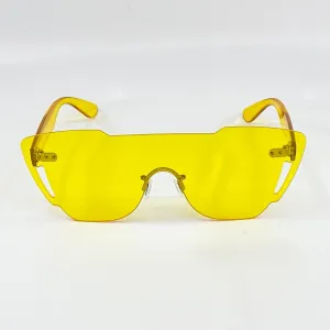Emerson Rimless Transparent Shield Sunglasses