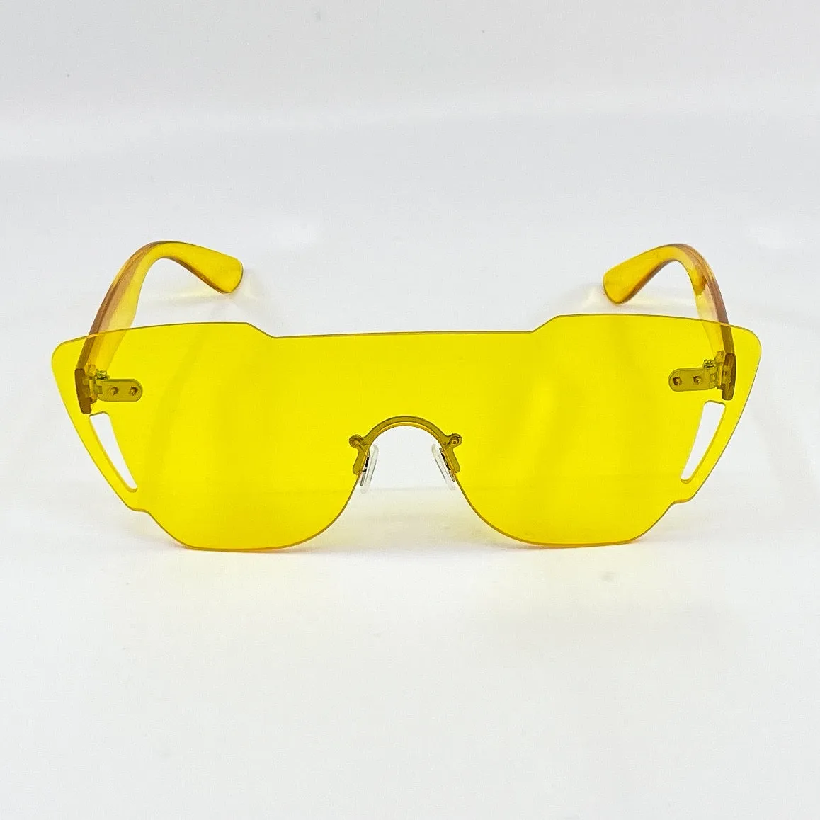 Emerson Rimless Transparent Shield Sunglasses
