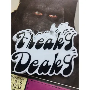 Freaky Deaky Transparent Sticker