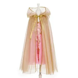 Golden transparent cape