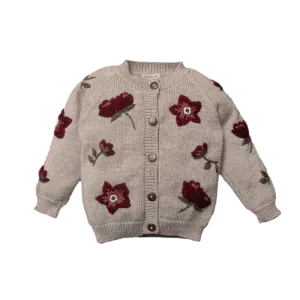 Hellebores cardigan - Barley