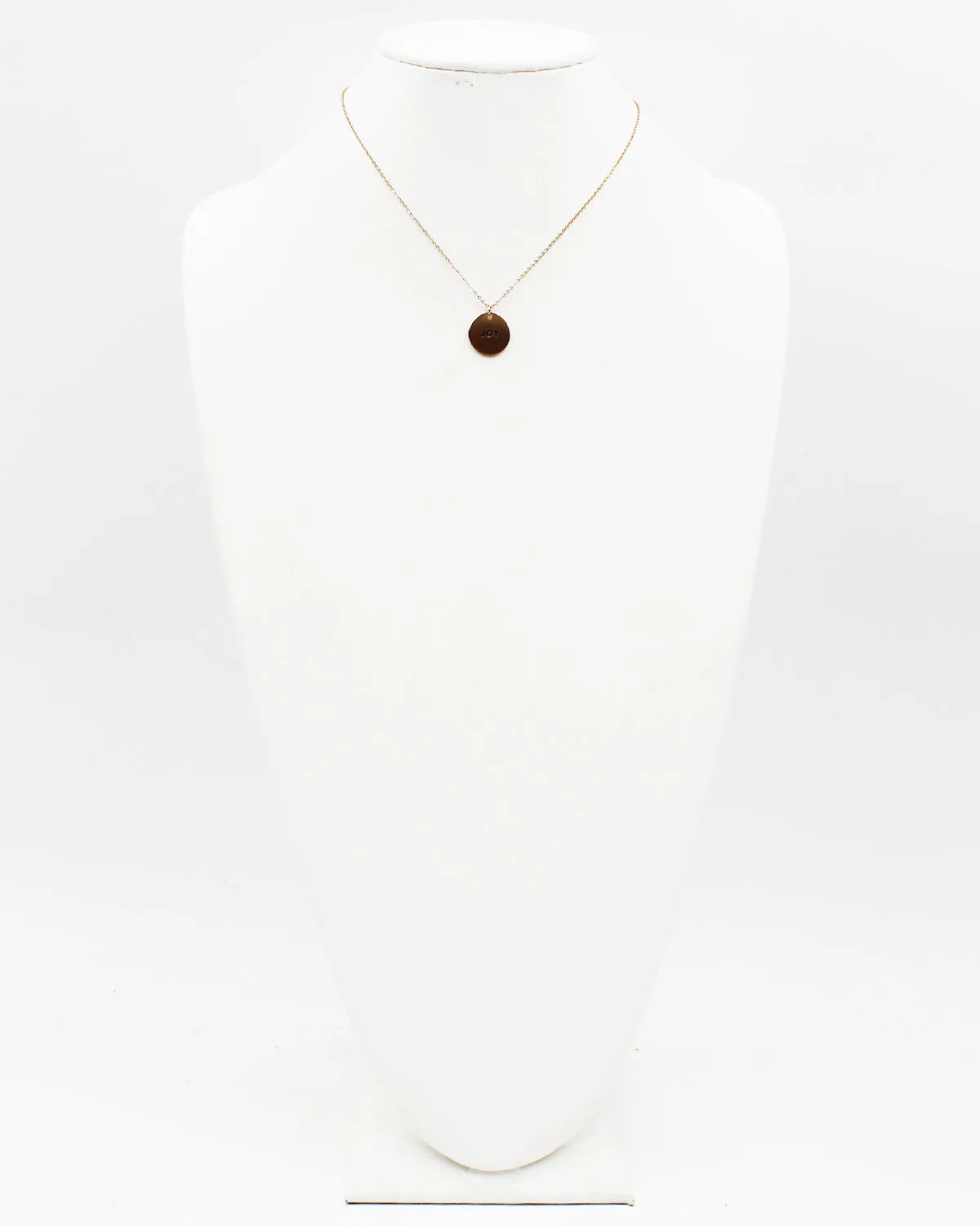 JOY Pendant Card Necklace