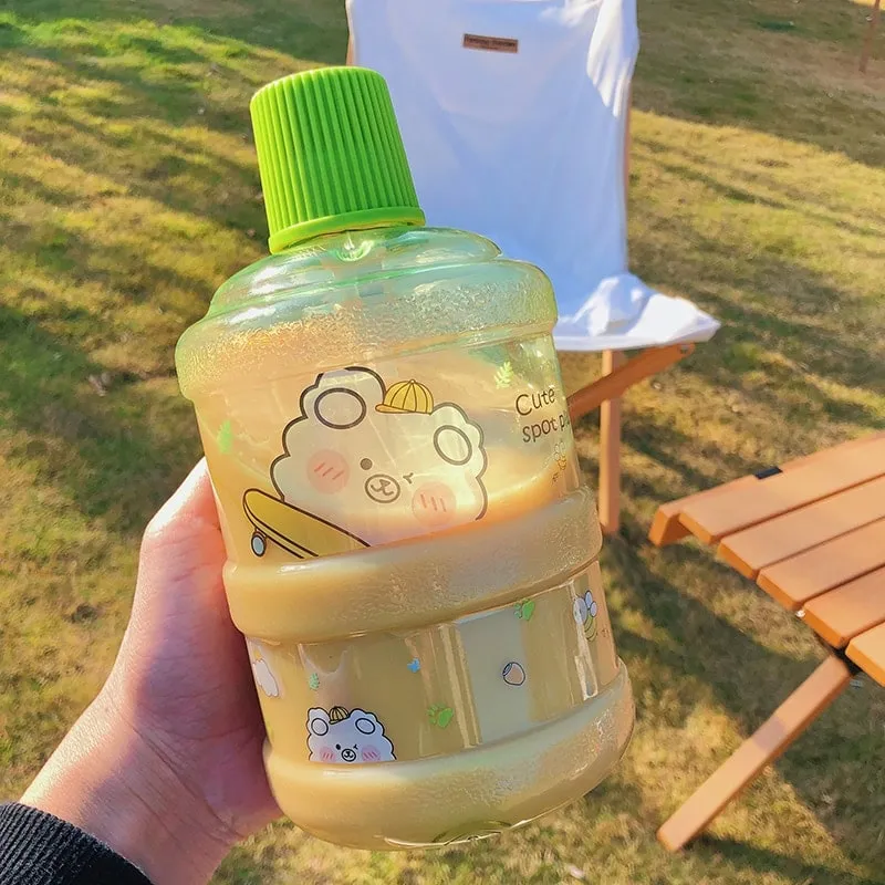 Kawaii Bear Water Bottle 1000ml