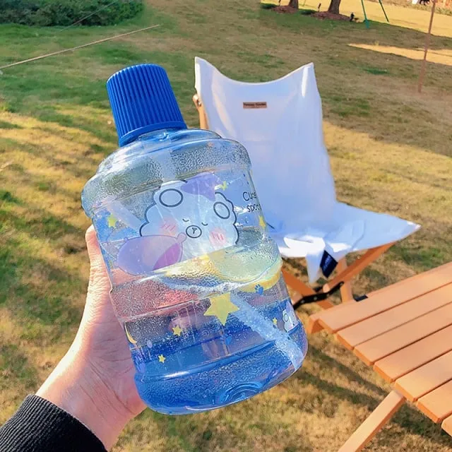 Kawaii Bear Water Bottle 1000ml