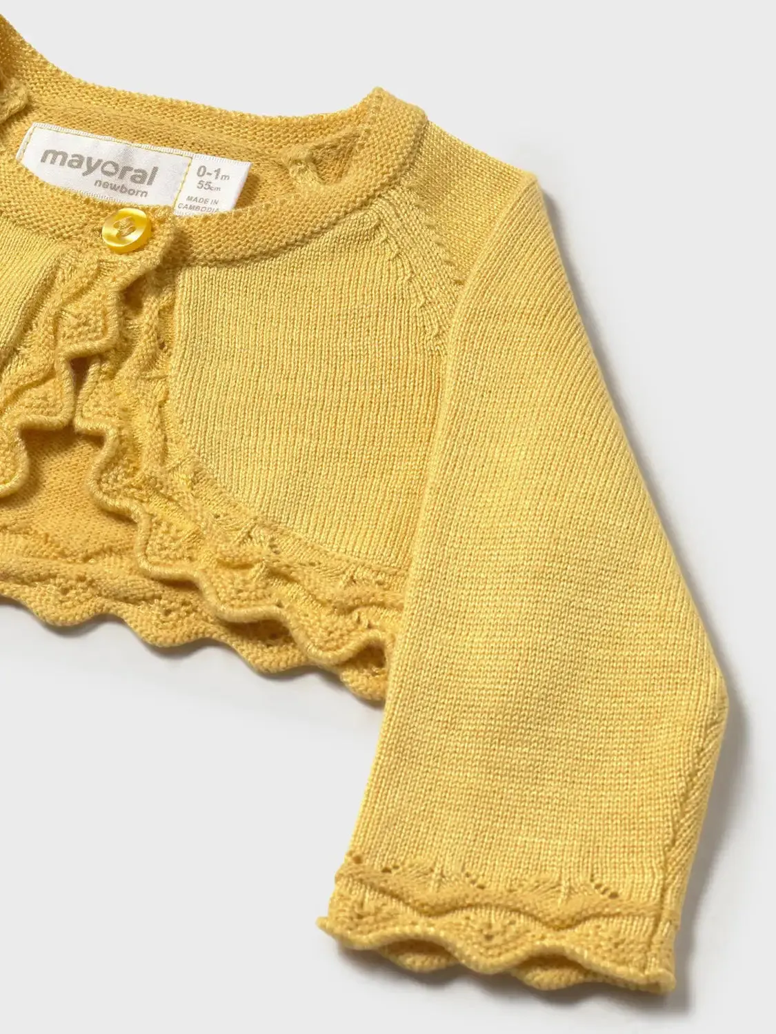 Mayoral Knitted Cardigan - Sunflower