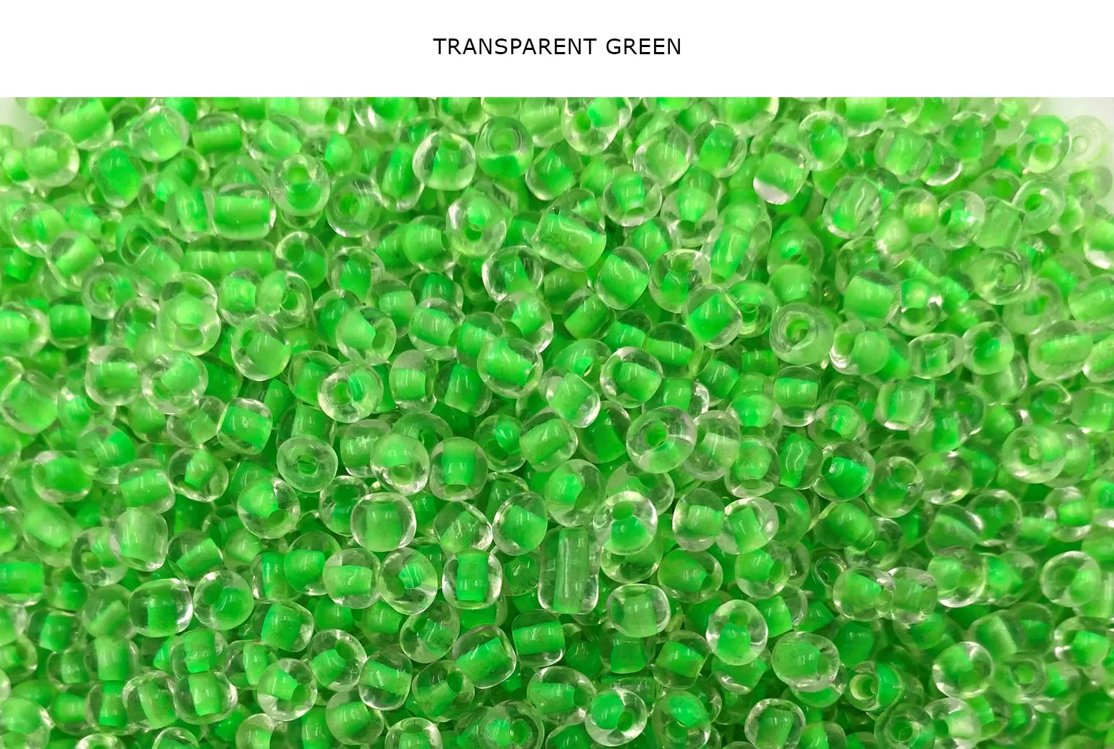 SBDF1006 Transparent Clear 6/0  Seed Bead
