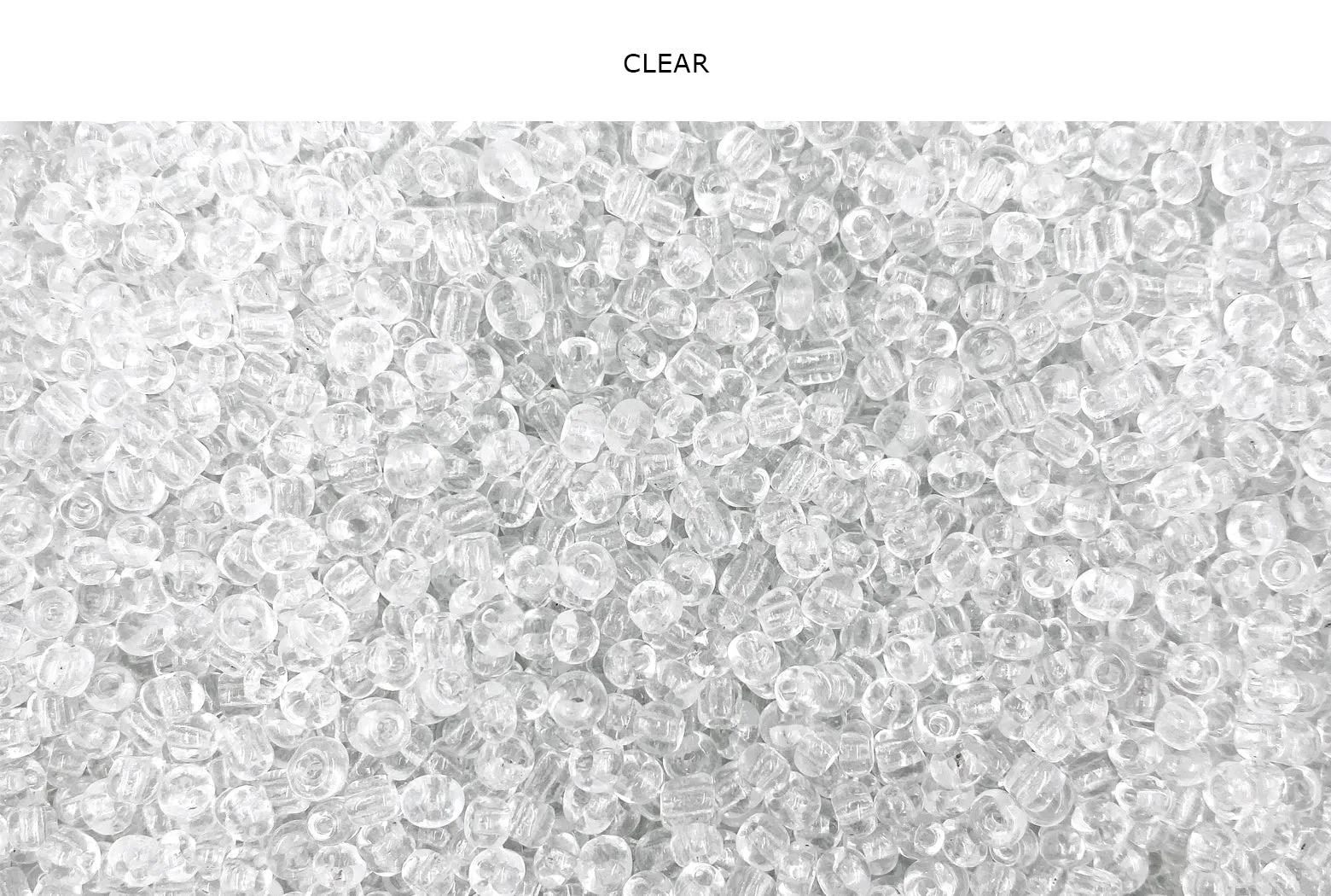 SBDF1006 Transparent Clear 6/0  Seed Bead