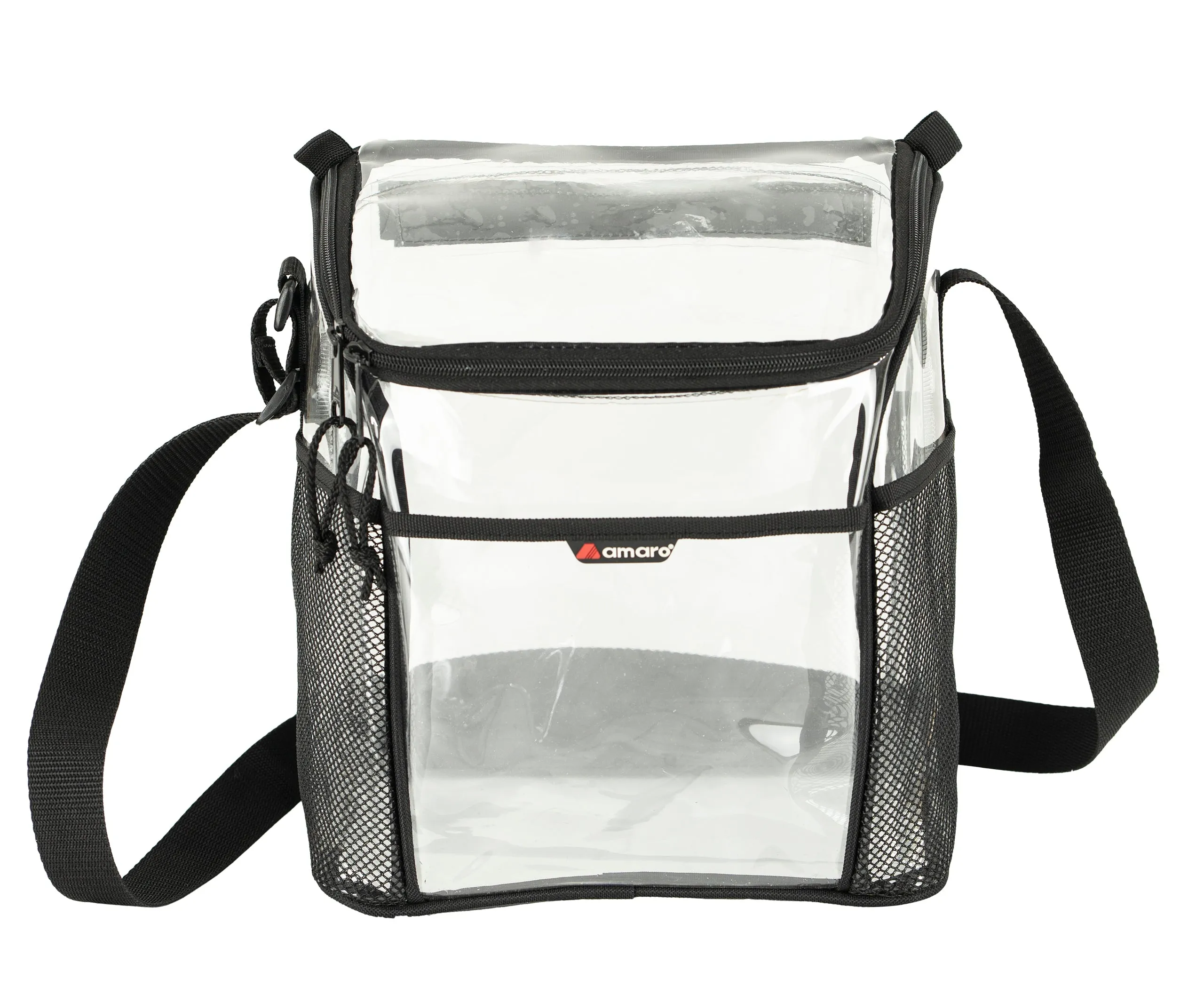 V.1 Amaro Clear Lunch Bag With Removable Insert - 9.75"LX8"WX9.5"H (MEDIUM)