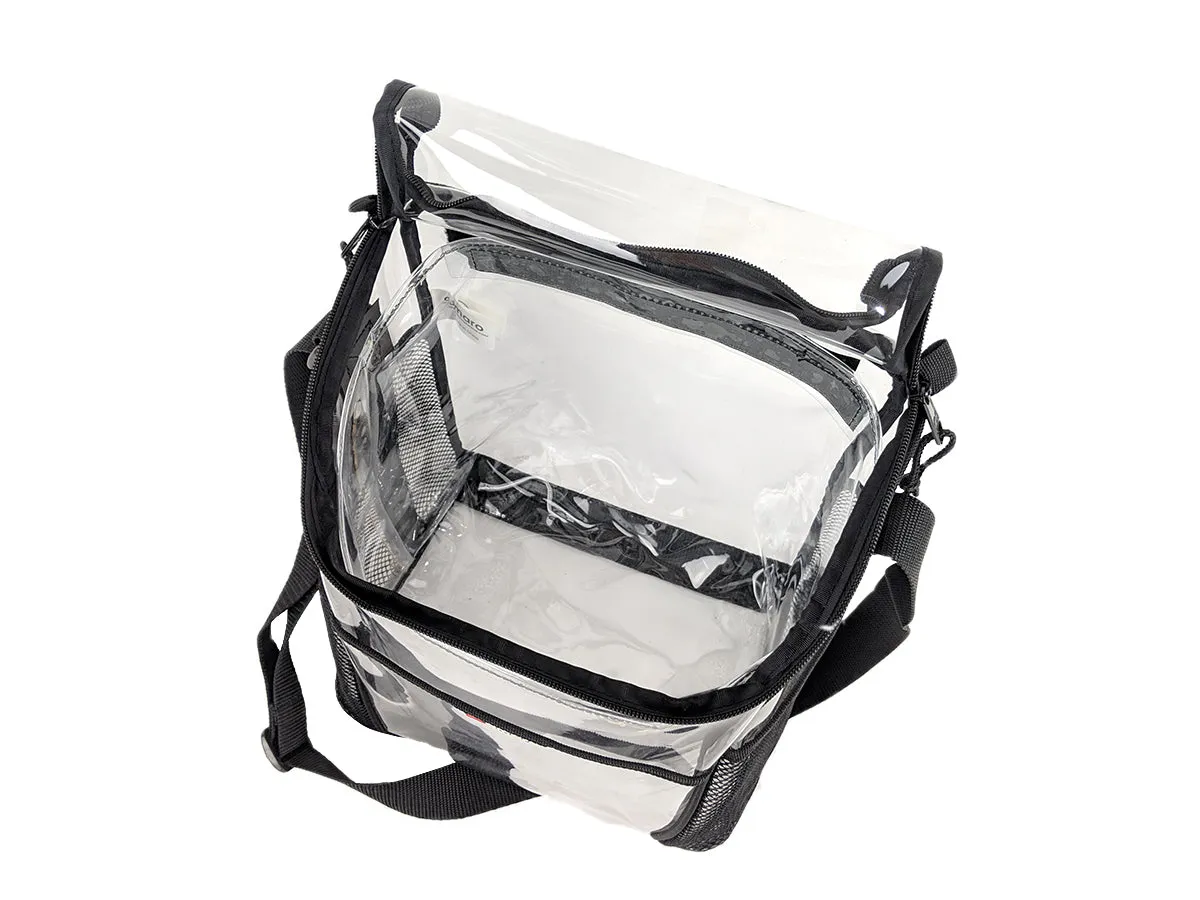 V.1 Amaro Clear Lunch Bag With Removable Insert - 9.75"LX8"WX9.5"H (MEDIUM)