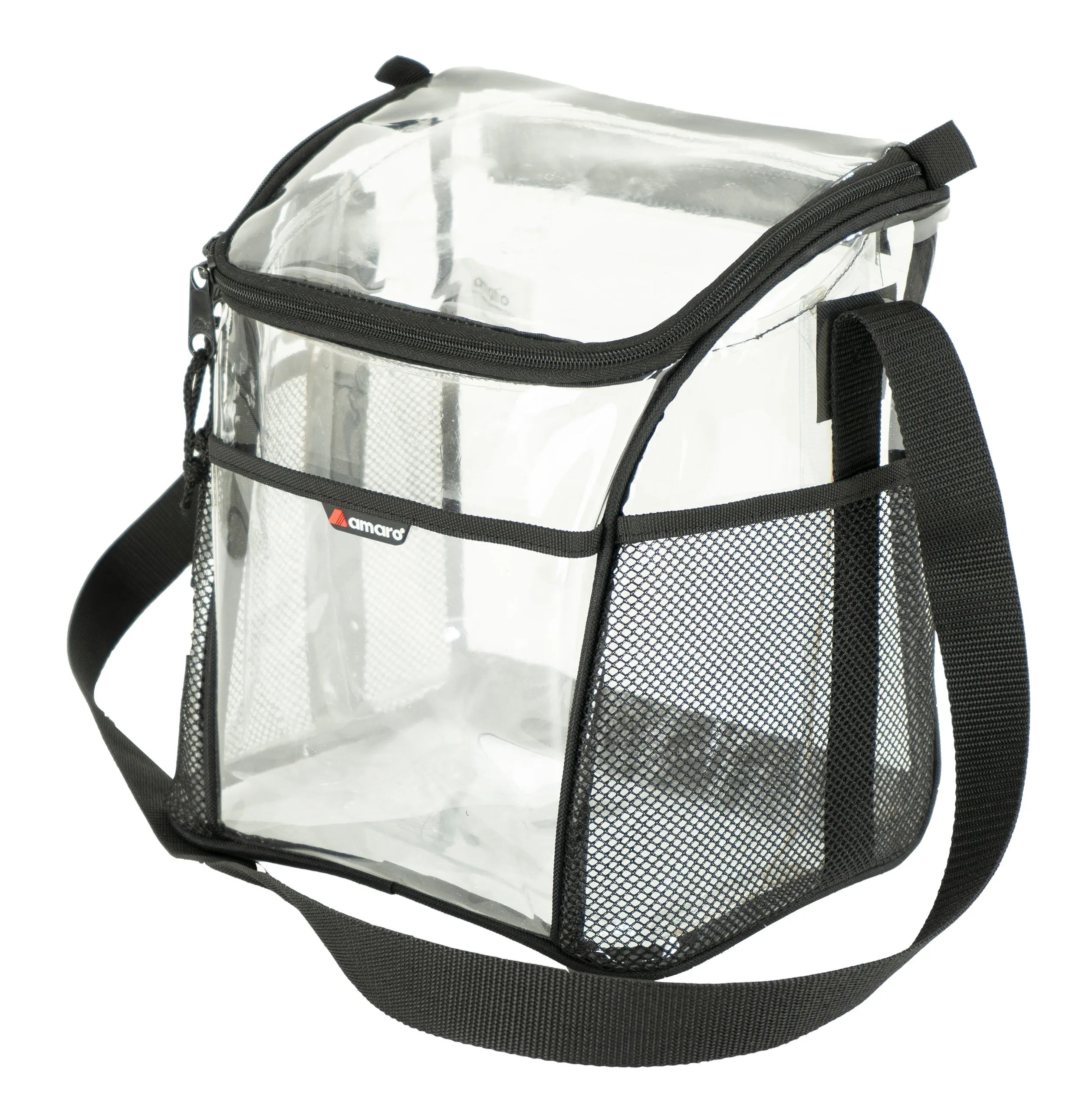 V.1 Amaro Clear Lunch Bag With Removable Insert - 9.75"LX8"WX9.5"H (MEDIUM)