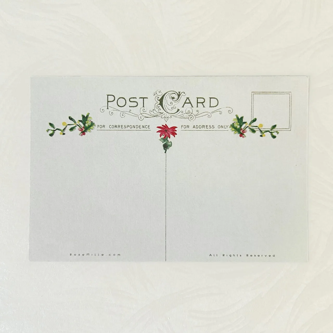 Wishing you a Merry Christmas - Layering PostCards